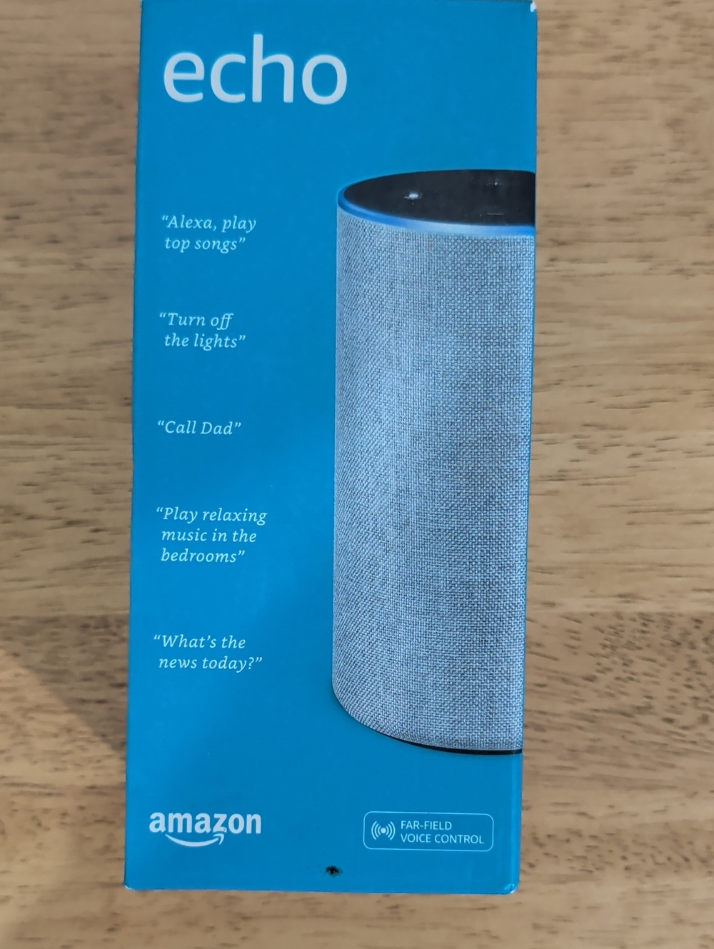 Amazon Echo Smart Speaker - Light Gray Fabric